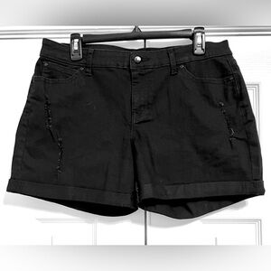 Jennifer Lopez Classic Black Women's Boyfriend Shorts